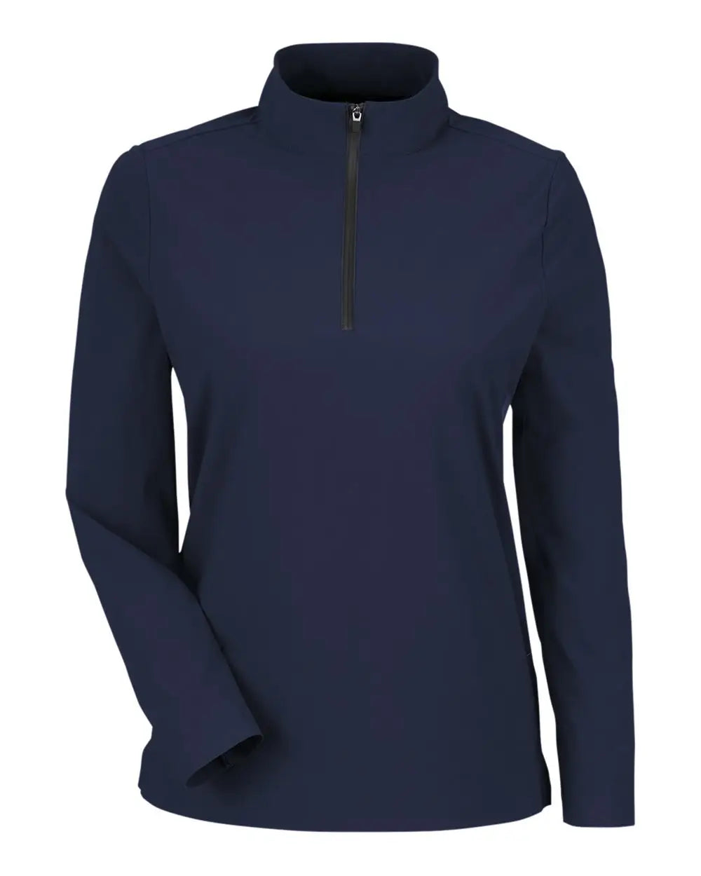 Devon & Jones Dg410w Women’s Crownlux Performanceâ Windsor Welded Quarter-zip Pullover - Navy