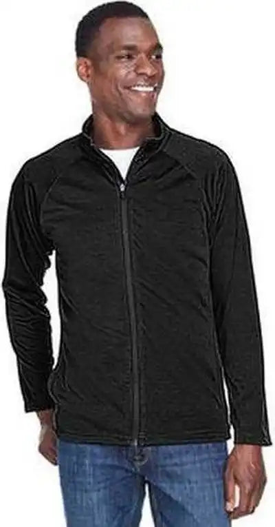 Devon &amp; Jones Dg420 Men’s Stretch Tech-shell Compass Full-zip - Black