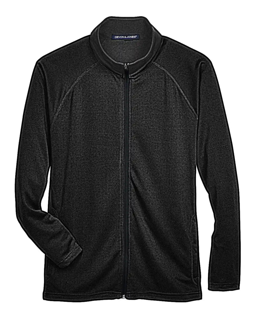 Devon & Jones Dg420 Men’s Stretch Tech-shell® Compass Full-zip Jacket - Black - s