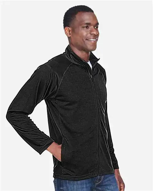 Devon &amp; Jones Dg420 Men’s Stretch Tech-shell® Compass Full-zip Jacket - Black