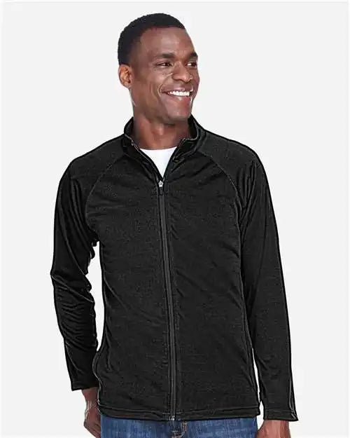 Devon &amp; Jones Dg420 Men’s Stretch Tech-shell® Compass Full-zip Jacket - Black