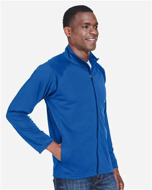 Devon & Jones Dg420 Men’s Stretch Tech-shellâ Compass Full-zip Jacket - True Royal