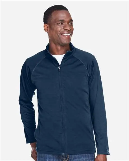 Devon & Jones Dg420 Men’s Stretch Tech-shellâ Compass Full-zip Jacket - Navy