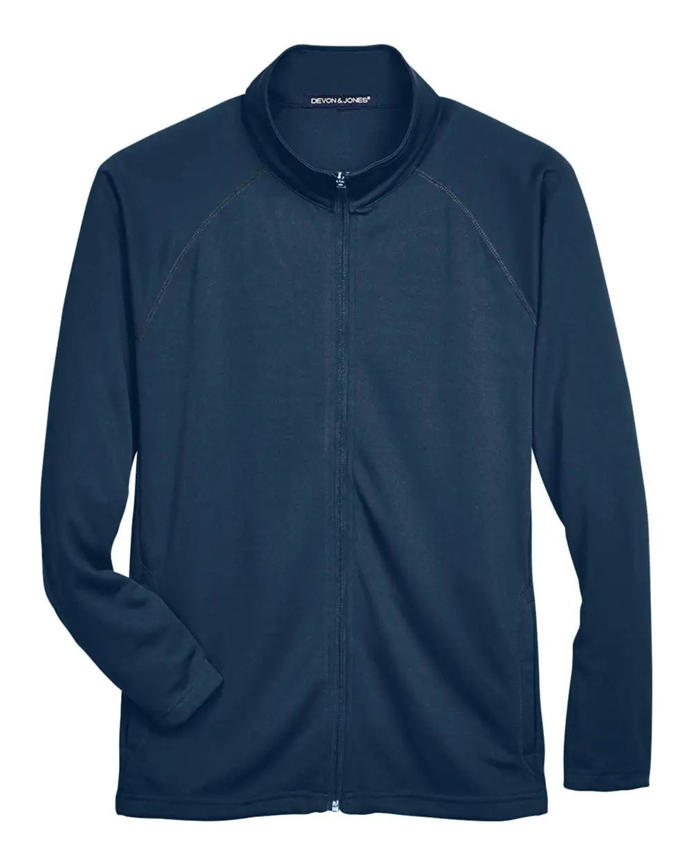 Devon & Jones Dg420 Men’s Stretch Tech-shellâ Compass Full-zip Jacket - Navy