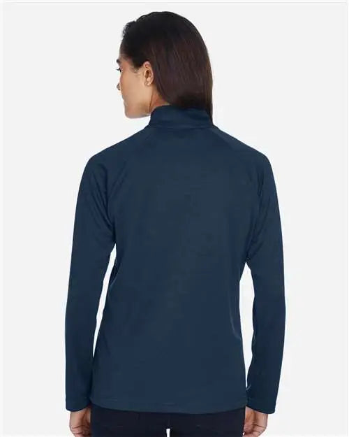 Devon & Jones Dg420w Women’s Stretch Tech-shellâ Compass Full-zip Jacket - Navy