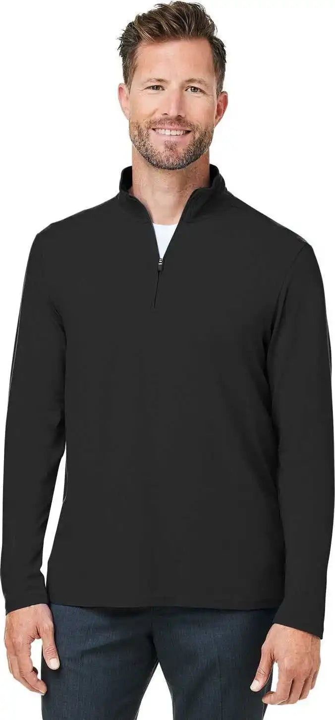 Devon & Jones Dg425 Men’s Raleigh Stretch Quarter Zip Black