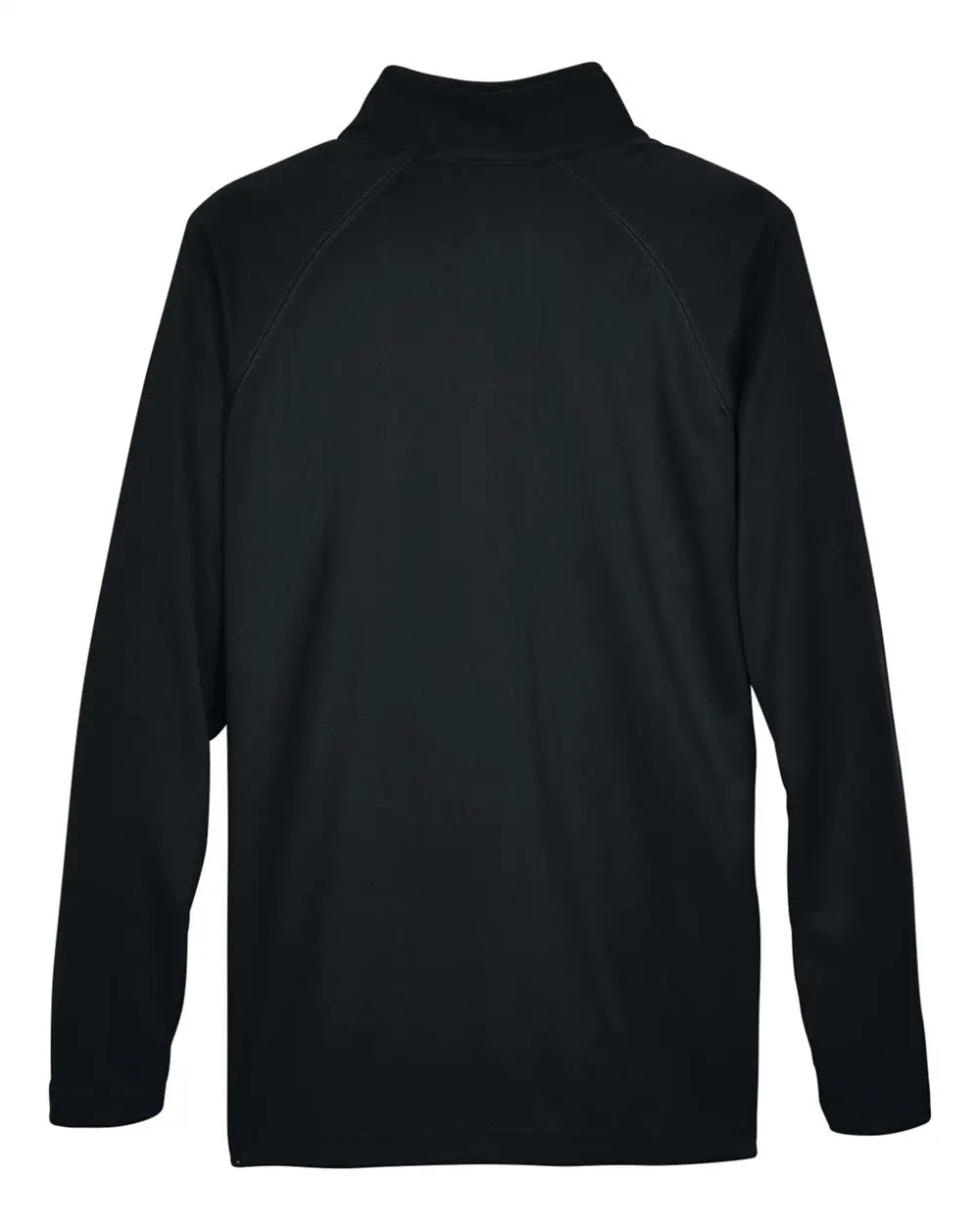 Devon & Jones Dg440 Men’s Stretch Tech-shellâ Compass Quarter-zip Pullover - Black