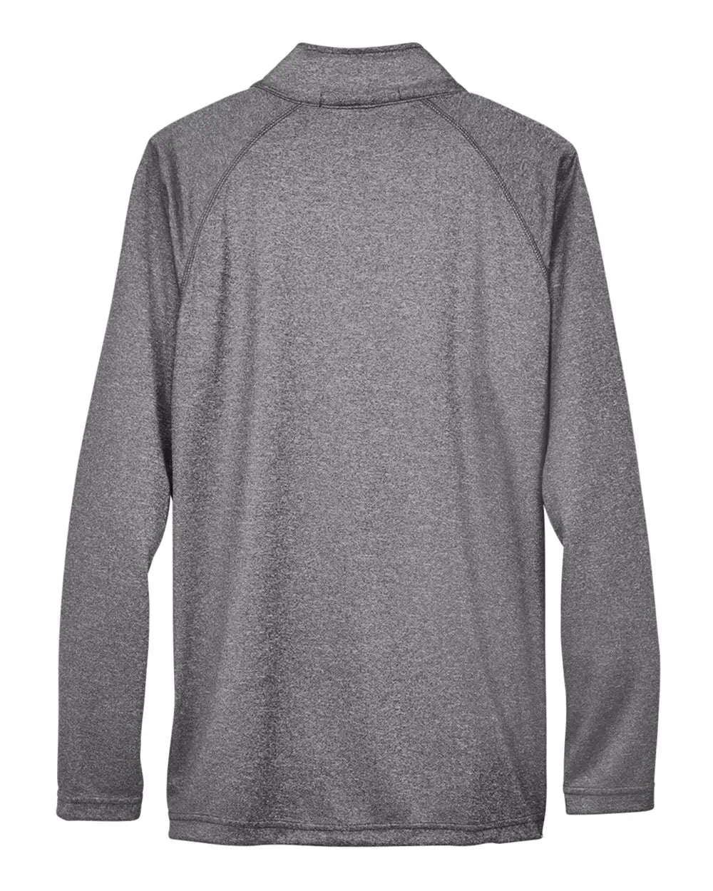 Devon & Jones Dg440 Men’s Stretch Tech-shellâ Compass Quarter-zip Pullover - Dark Grey Heather