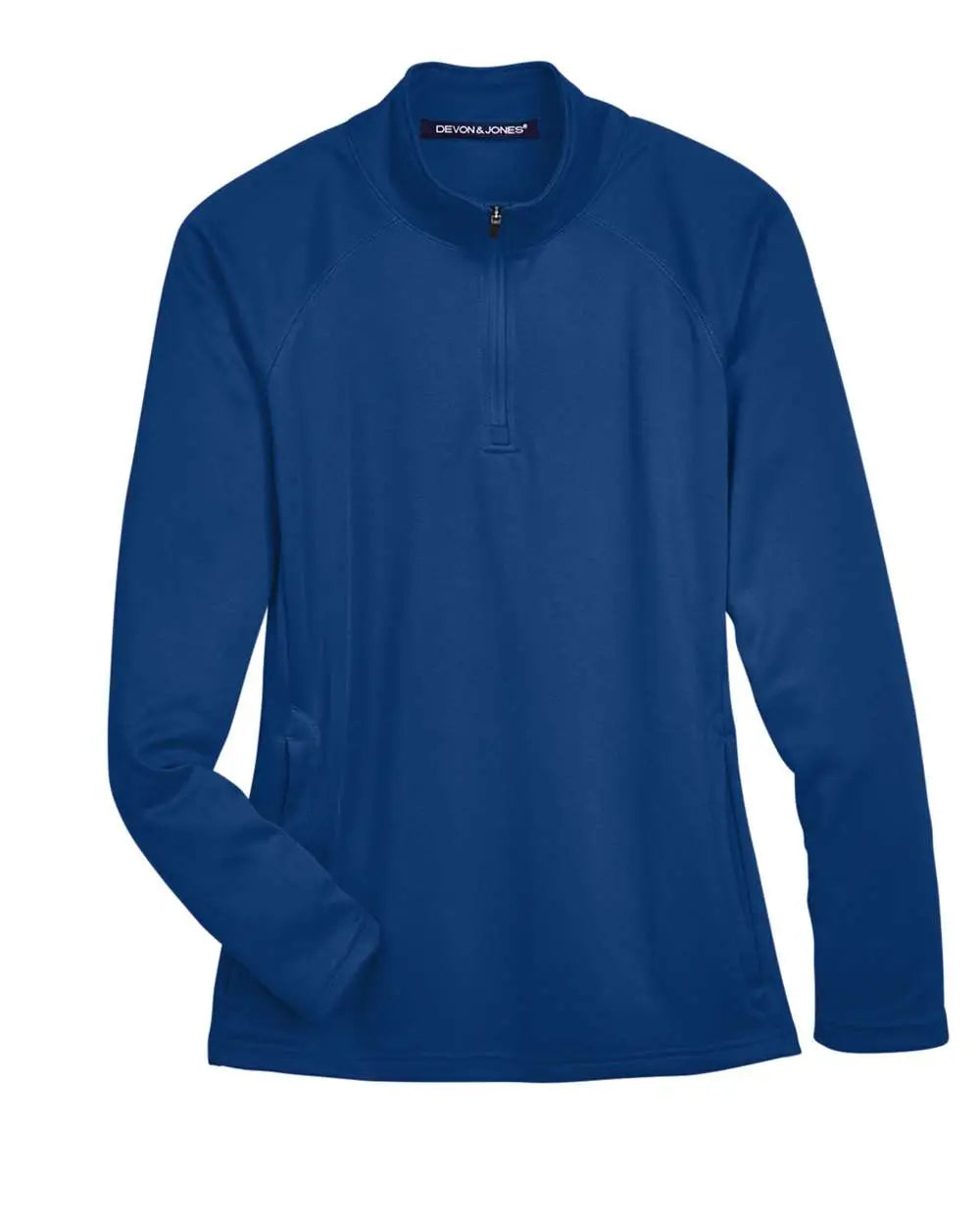 Devon & Jones Dg440w Women’s Stretch Tech-shellâ Compass Quarter-zip Pullover - True Royal