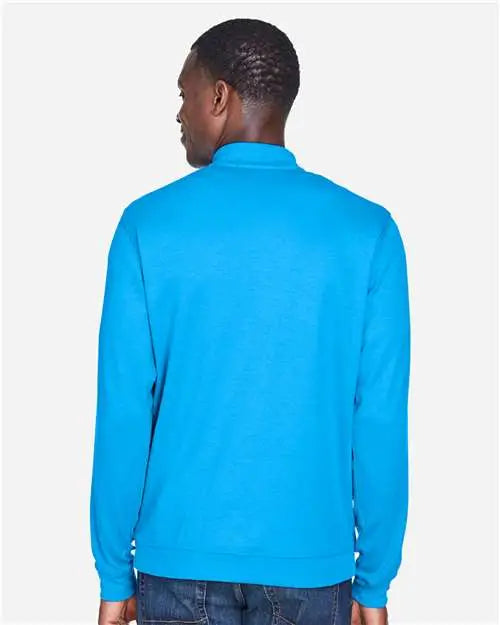 Devon & Jones Dg479 Men's Drytec20â„¢ Performance Quarter-zip Pullover - Ocean Blue Navy