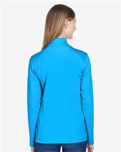 Devon & Jones Dg479w Women’s Drytec20â„¢ Performance Quarter-zip Pullover - Ocean Blue Navy
