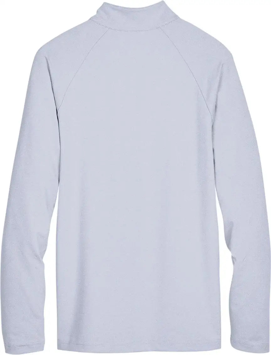 Devon & Jones Dg480 Men’s Crownlux Performanceâ Clubhouse Micro-stripe Quarter-zip Pullover - Navy
