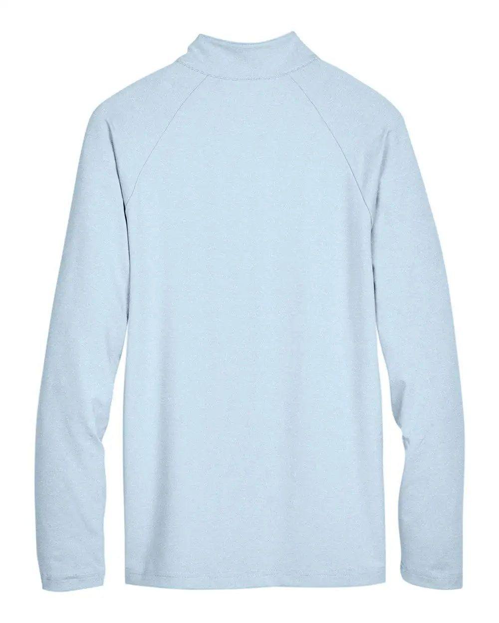 Devon & Jones Dg480 Men’s Crownlux Performanceâ Clubhouse Micro-stripe Quarter-zip Pullover - Ocean Blue