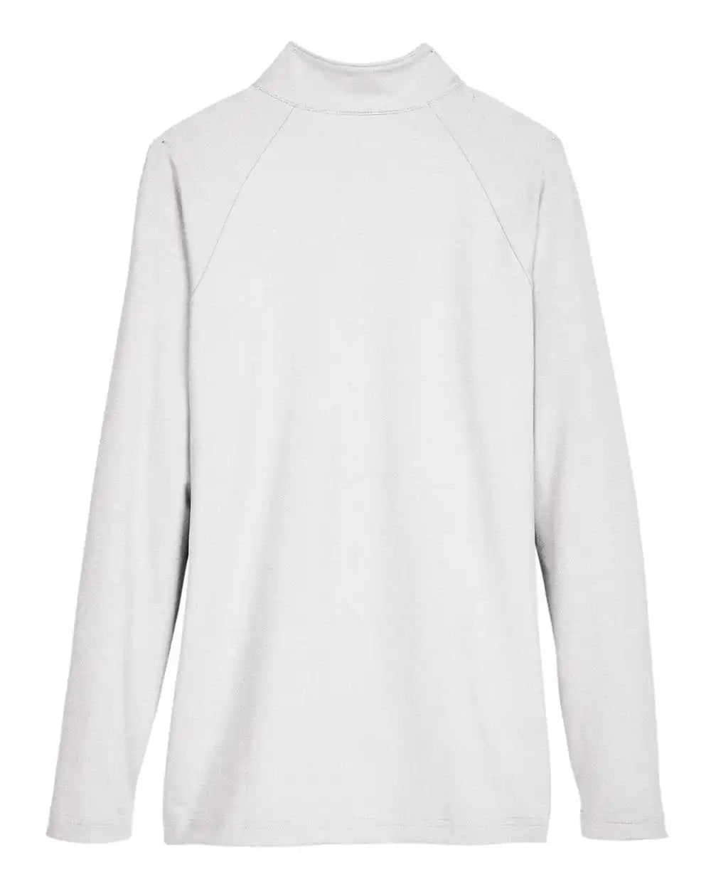Devon & Jones Dg480w Women’s Crownlux Performance® Clubhouse Micro-stripe Quarter-zip Pullover - Silver - Xs