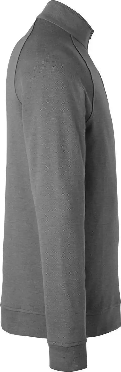 Devon &amp; Jones Dg481 Men’s New Classics Charleston Quarter-zip - Graphite Melange