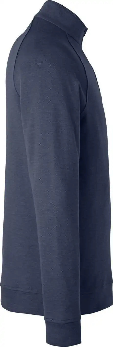 Devon &amp; Jones Dg481 Men’s New Classics Charleston Quarter-zip - Navy Melange