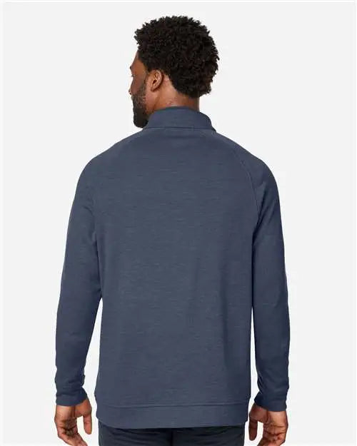 Devon & Jones Dg481 Men’s New Classicsâ Charleston Quarter-zip Pullover - Navy Melange