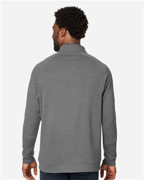 Devon & Jones Dg481 Men’s New Classicsâ Charleston Quarter-zip Pullover - Graphite Melange