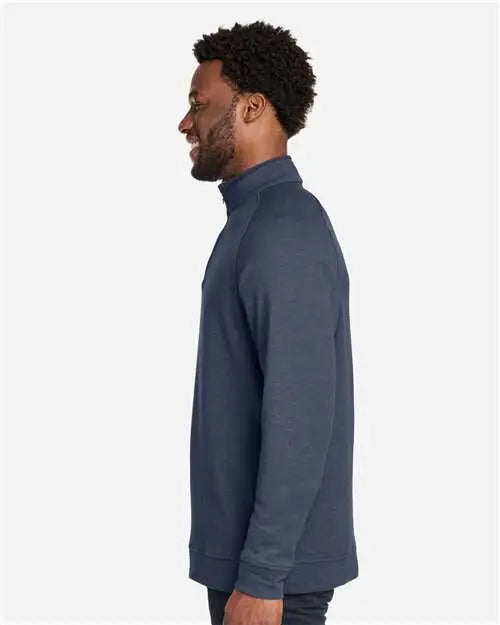 Devon & Jones Dg481 Men’s New Classicsâ Charleston Quarter-zip Pullover - Navy Melange