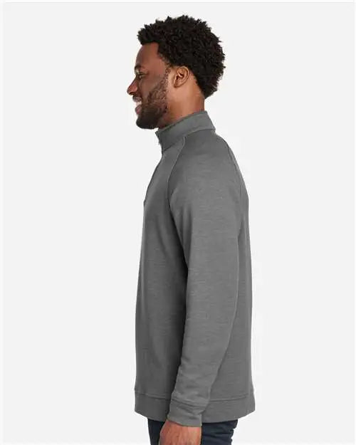 Devon & Jones Dg481 Men’s New Classicsâ Charleston Quarter-zip Pullover - Graphite Melange