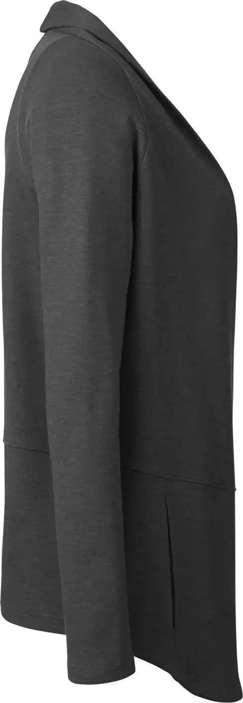 Devon &amp; Jones Dg481w Ladies’ New Classics Charleston Cardigan Black Melange