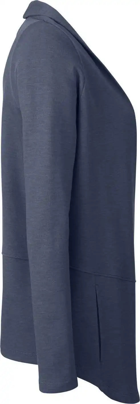 Devon & Jones Dg481w Ladies’ New Classics Charleston Cardigan - Navy Melange