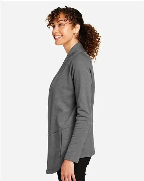 Devon & Jones Dg481w Women’s New Classicsâ Charleston Cardigan - Graphite Melange