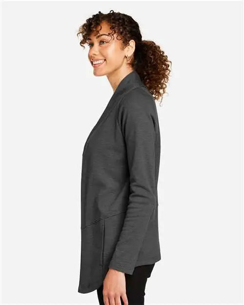 Devon & Jones Dg481w Women’s New Classicsâ Charleston Cardigan - Black Melange