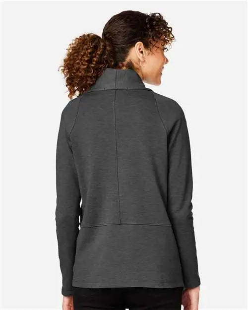 Devon & Jones Dg481w Women’s New Classicsâ Charleston Cardigan - Black Melange