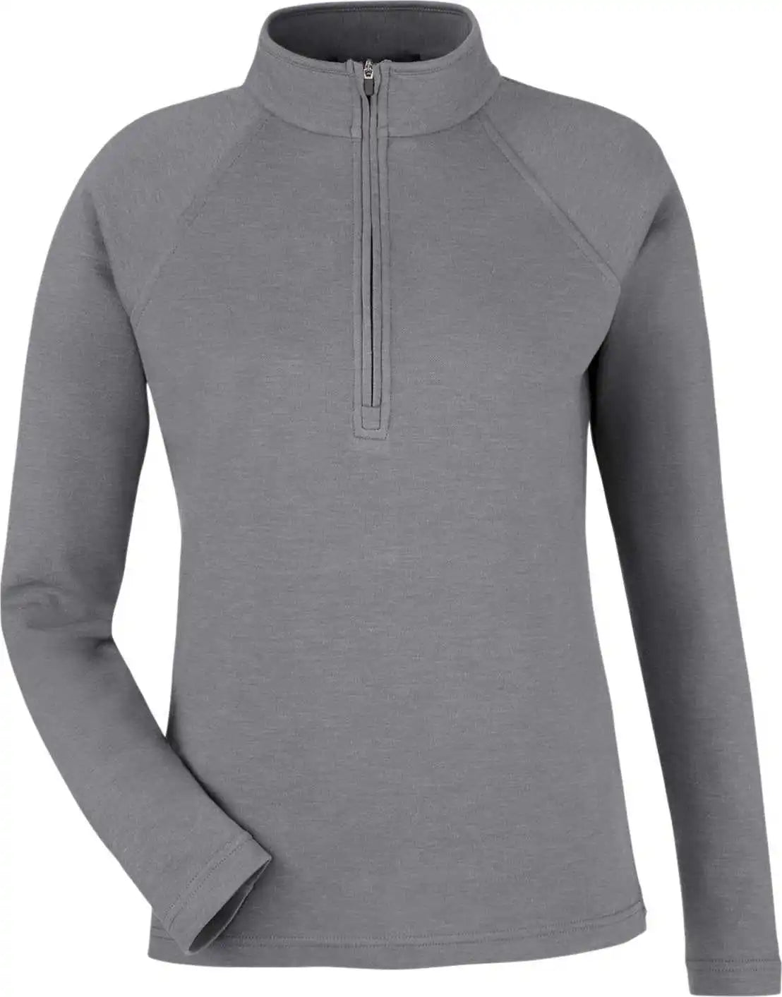 Devon & Jones Dg481wz Ladies’ New Classics Charleston Quarter Zip Graphite Melange