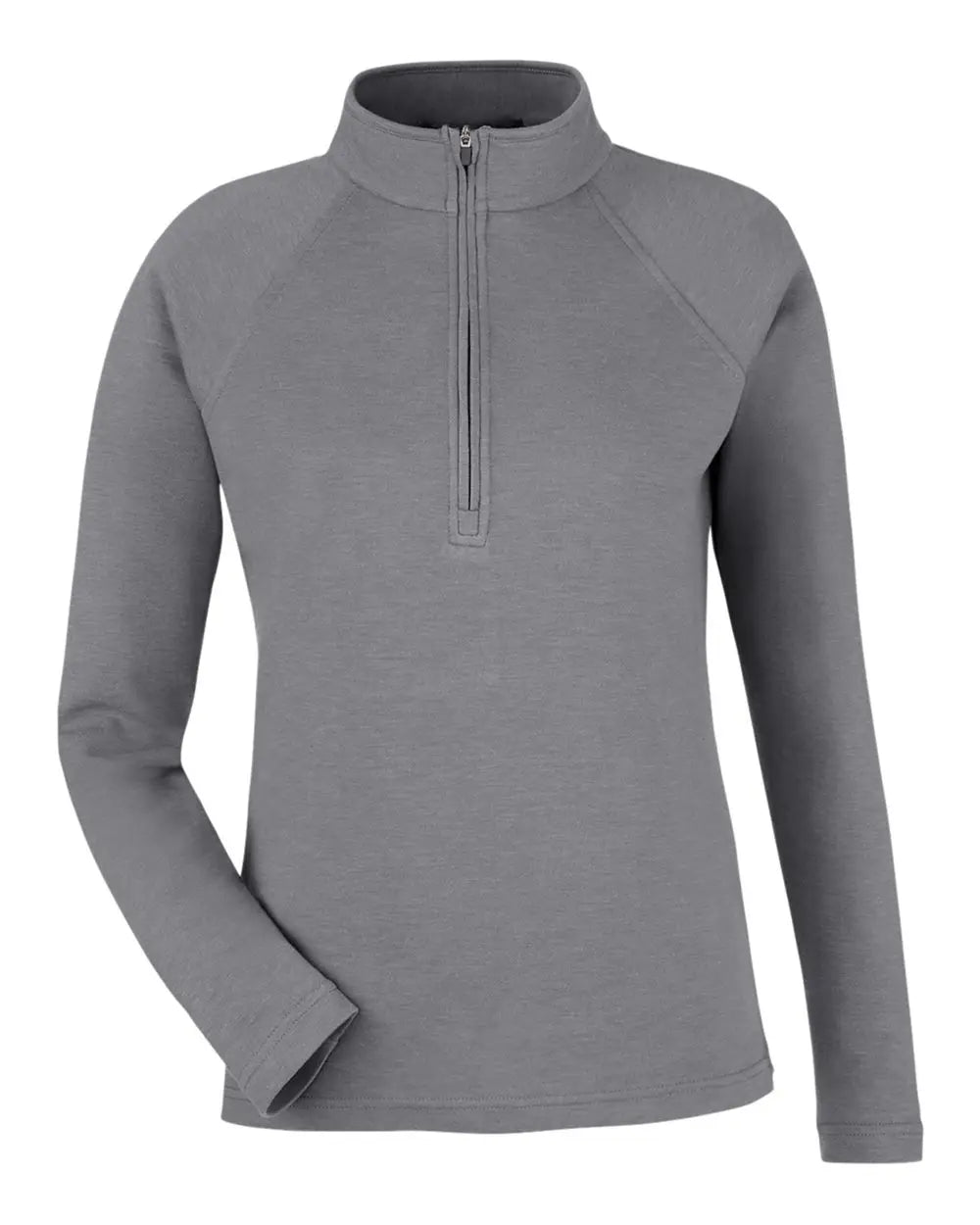 Devon & Jones Dg481wz Women’s New Classicsâ Charleston Quarter-zip Pullover - Graphite Melange