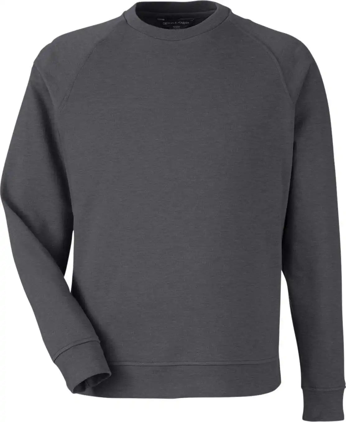 Devon & Jones Dg482 Men’s New Classics Charleston Pullover - Black Melange