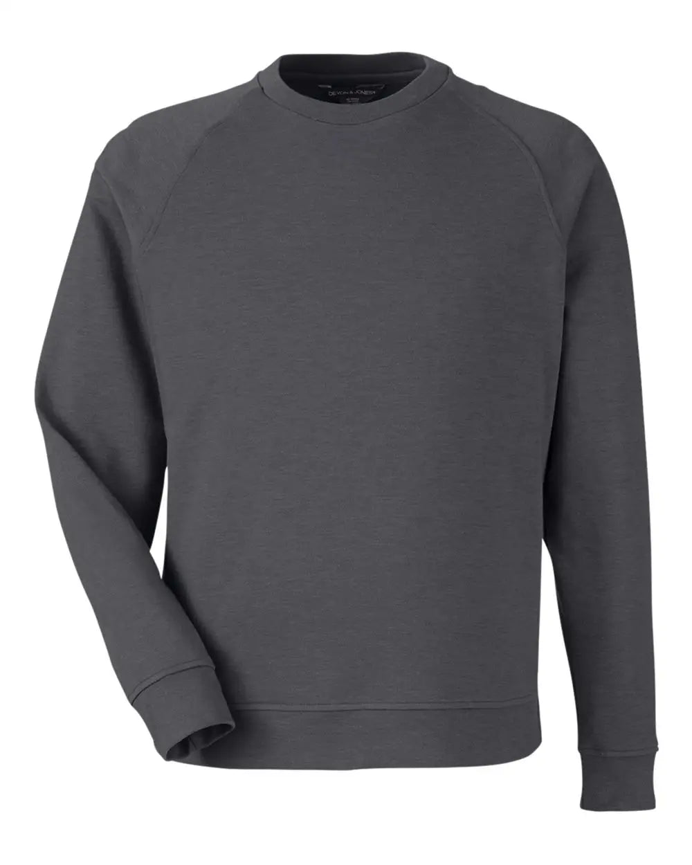 Devon & Jones Dg482 Men’s New Classicsâ Charleston Pullover - Black Melange