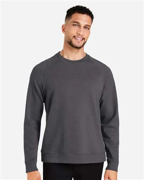Devon & Jones Dg482 Men’s New Classicsâ Charleston Pullover - Black Melange