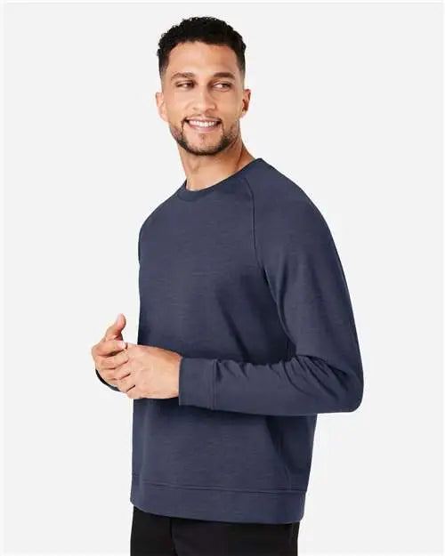 Devon & Jones Dg482 Men’s New Classicsâ Charleston Pullover - Navy Melange