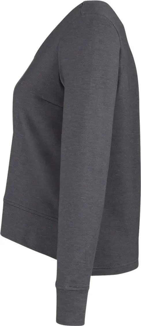 Devon & Jones Dg482w Women’s New Classicsâ Charleston Pullover - Black Melange
