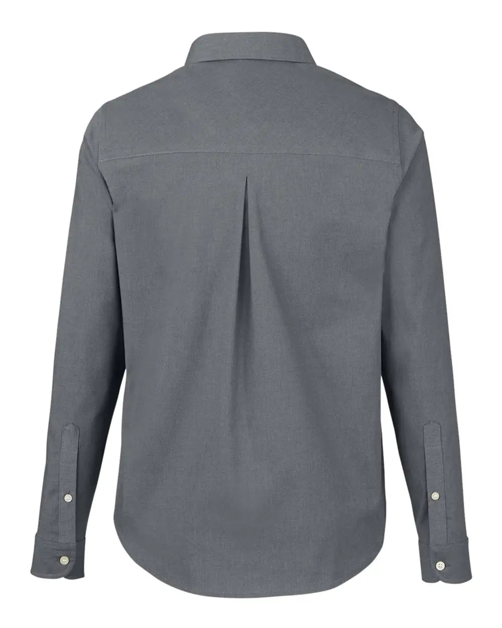 Devon & Jones Dg505w Women’s Crownlux Performanceâ Spencer Poplin Dress Shirt - Graphite Melange