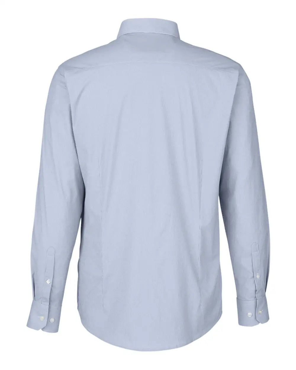 Devon & Jones Dg537 Men’s Crownlux Performanceâ Microstripe Dress Shirt - Navy White