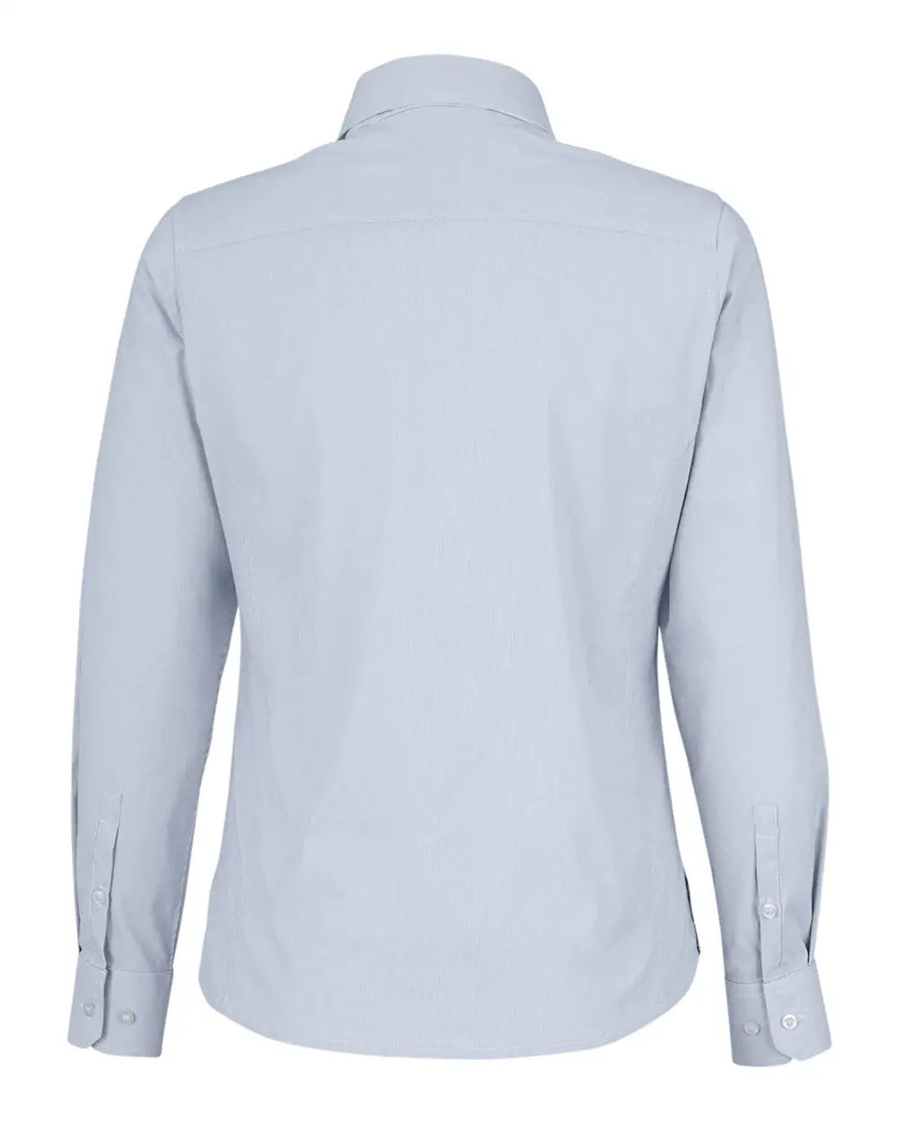 Devon & Jones Dg537w Women’s Crownlux Performanceâ Microstripe Dress Shirt - Navy White