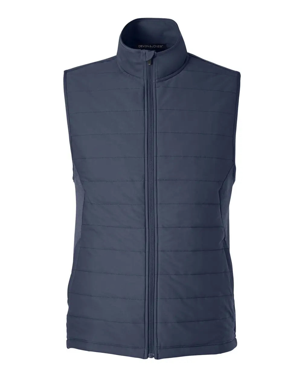Devon & Jones Dg706 Men’s New Classics Charleston Hybrid Vest - Navy Melange