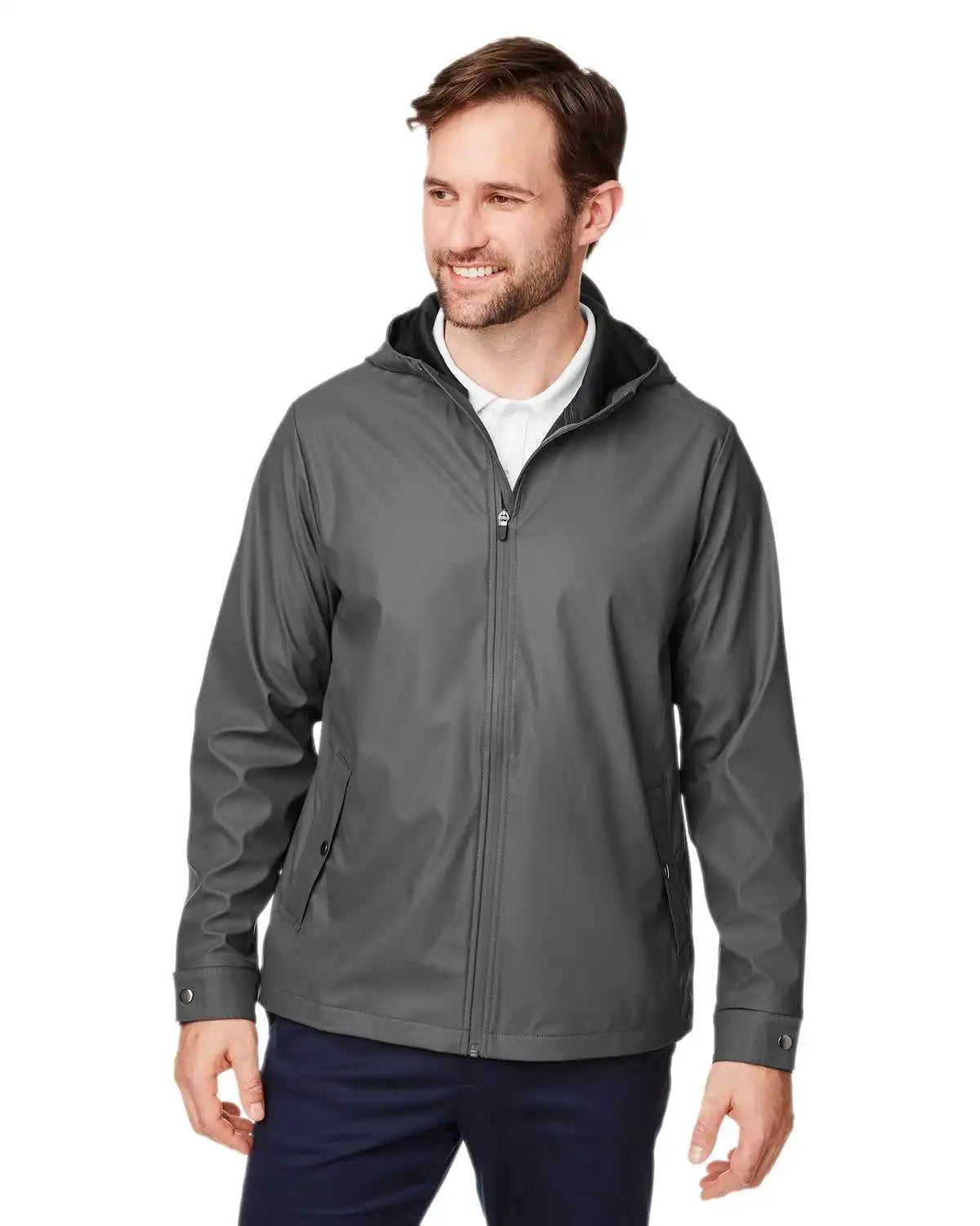 Devon &amp; Jones Dg720 Unisex New Classics Prescott Rain Jacket - Graphite