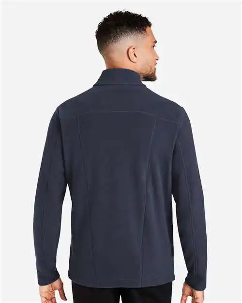 Devon &amp; Jones Dg730 Men’s Crownlux Performance® Fleece Full-zip Jacket - Navy