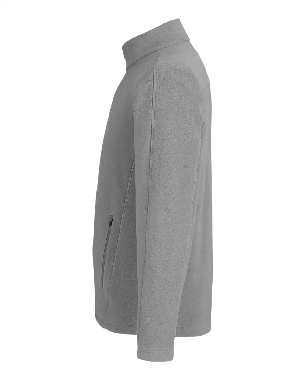 Devon & Jones Dg730 Men’s Crownlux Performanceâ Fleece Full-zip Jacket - Graphite