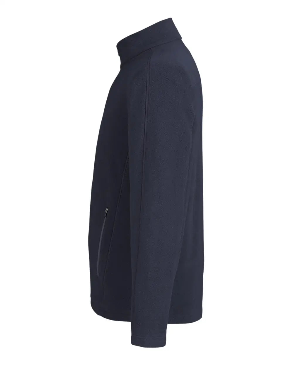 Devon & Jones Dg730 Men’s Crownlux Performanceâ Fleece Full-zip Jacket - Navy