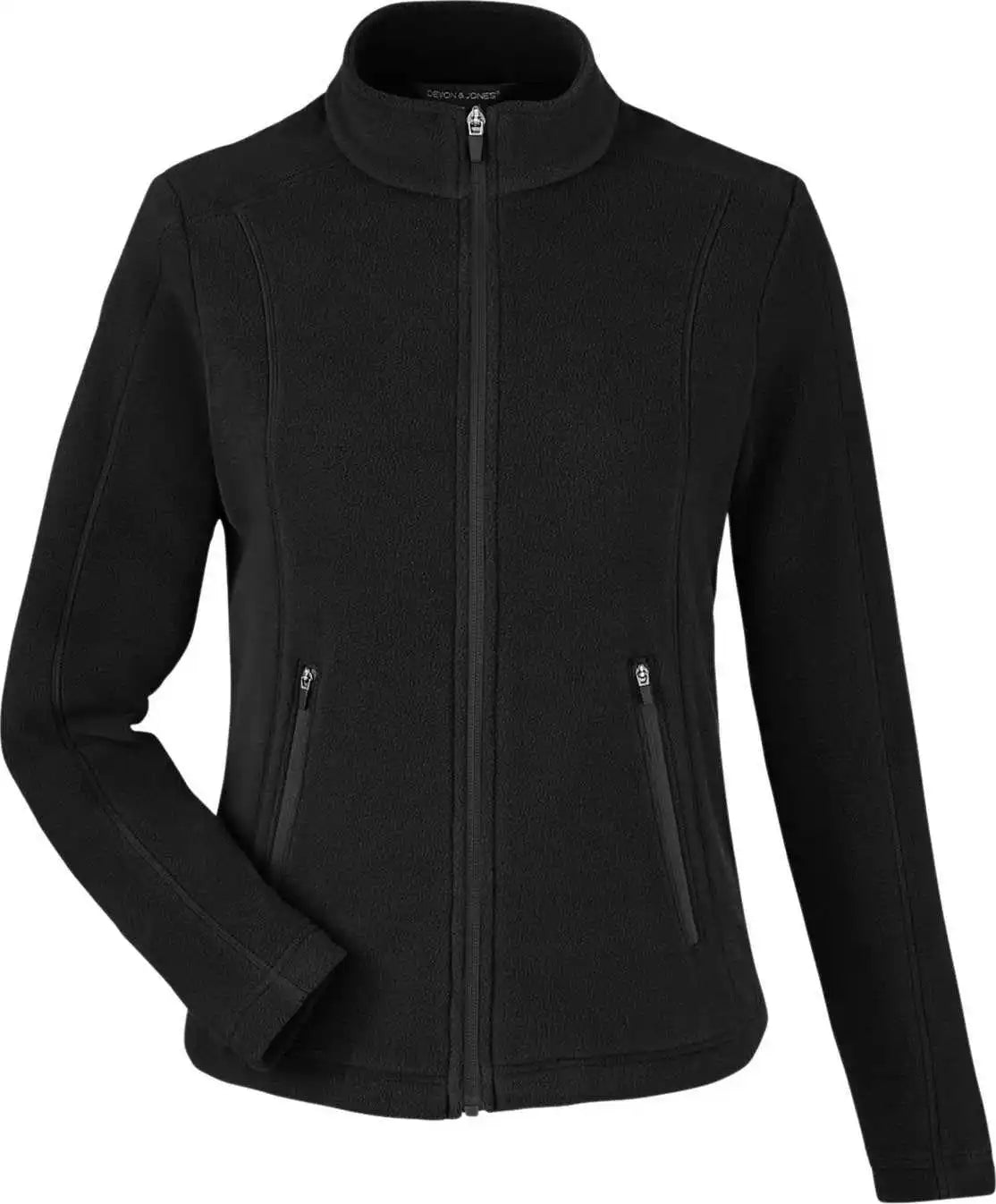 Devon & Jones Dg730w Ladies’ Crownlux Performance Fleece Full-zip - Black