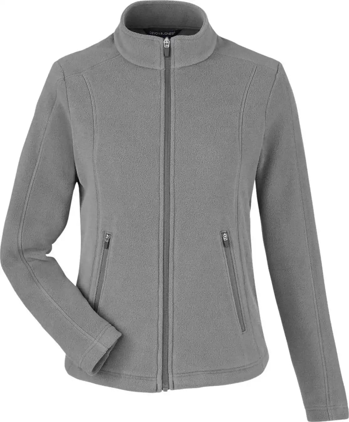 Devon & Jones Dg730w Ladies’ Crownlux Performance Fleece Full Zip Graphite