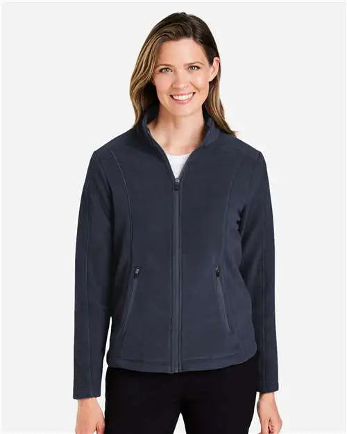 Devon & Jones Dg730w Women’s Crownlux Performanceâ Fleece Full-zip Jacket - Navy