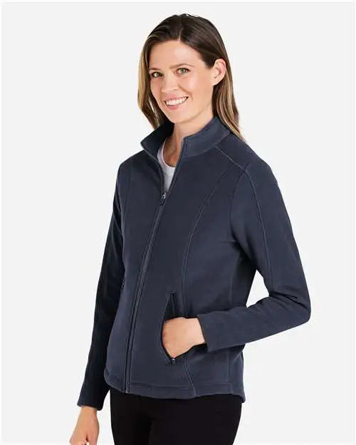 Devon & Jones Dg730w Women’s Crownlux Performanceâ Fleece Full-zip Jacket - Navy