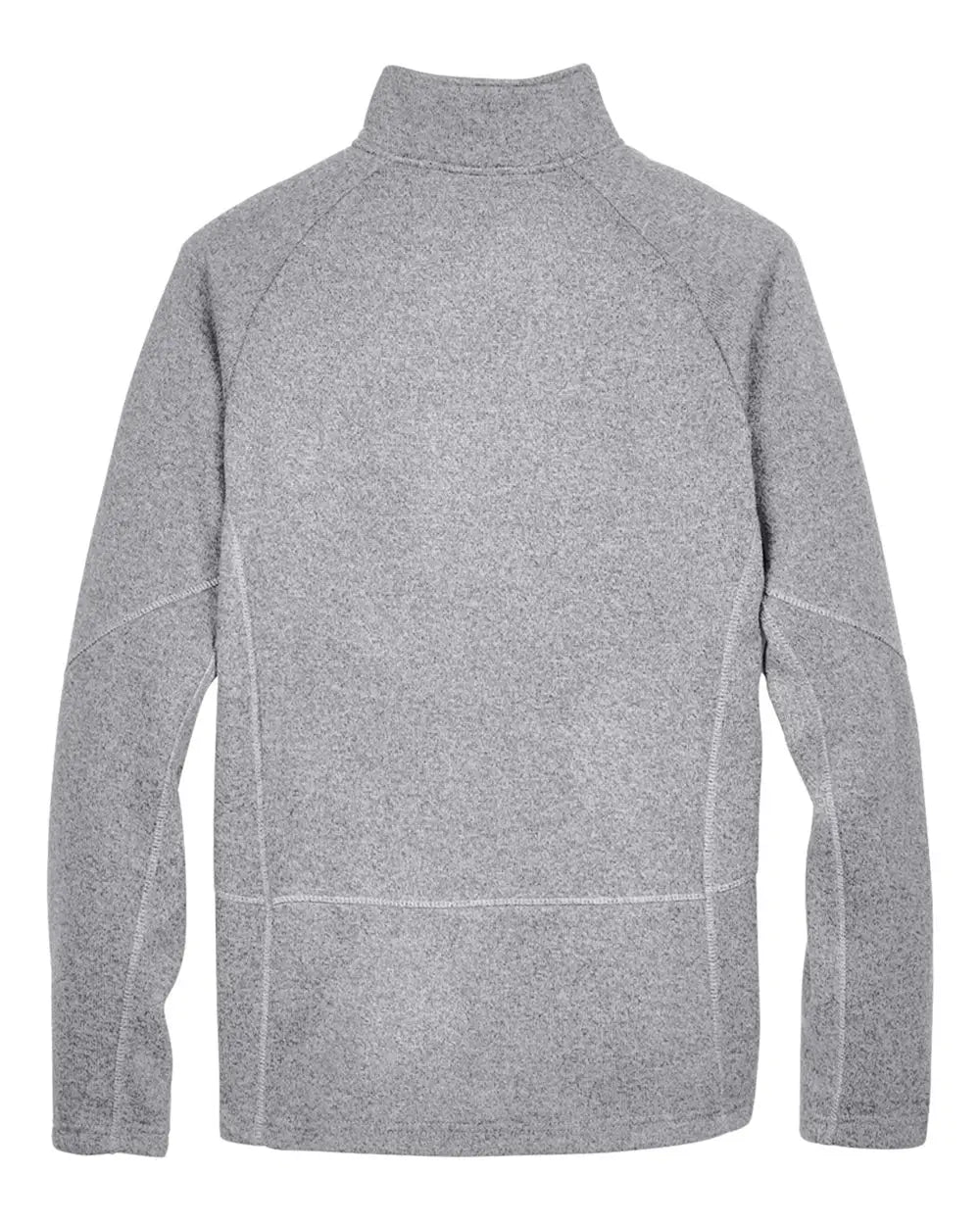 Devon & Jones Dg792 Unisex Bristol Sweater Fleece Quarter-zip Pullover - Grey Heather