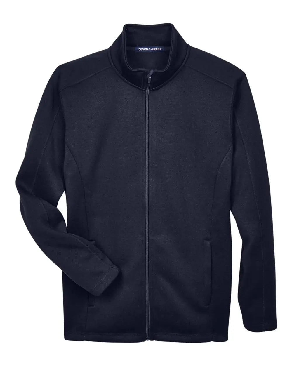 Devon & Jones Dg793 Men's Bristol Full-zip Sweater Fleece Jacket - Navy - s